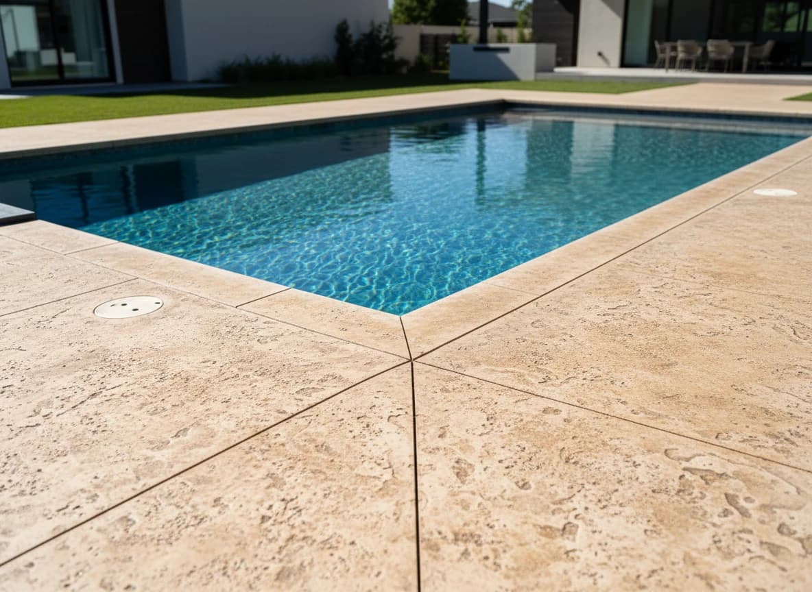 Seamless Textured Pool Deck